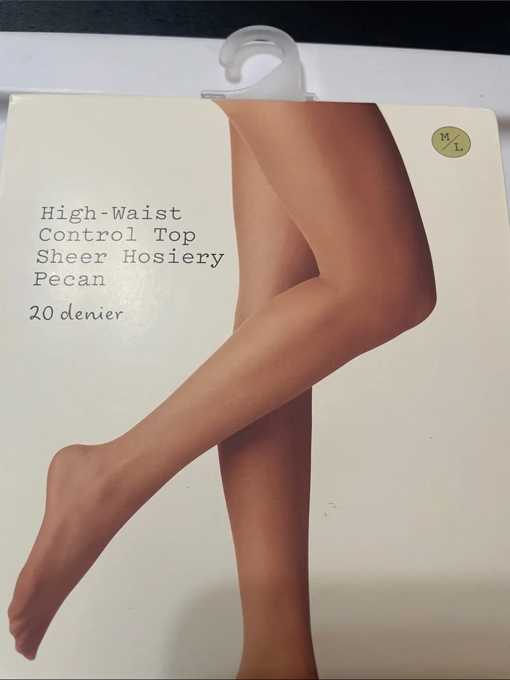 a new day Sheer Hosiery in Pecan Brown brand new still in package size M/L